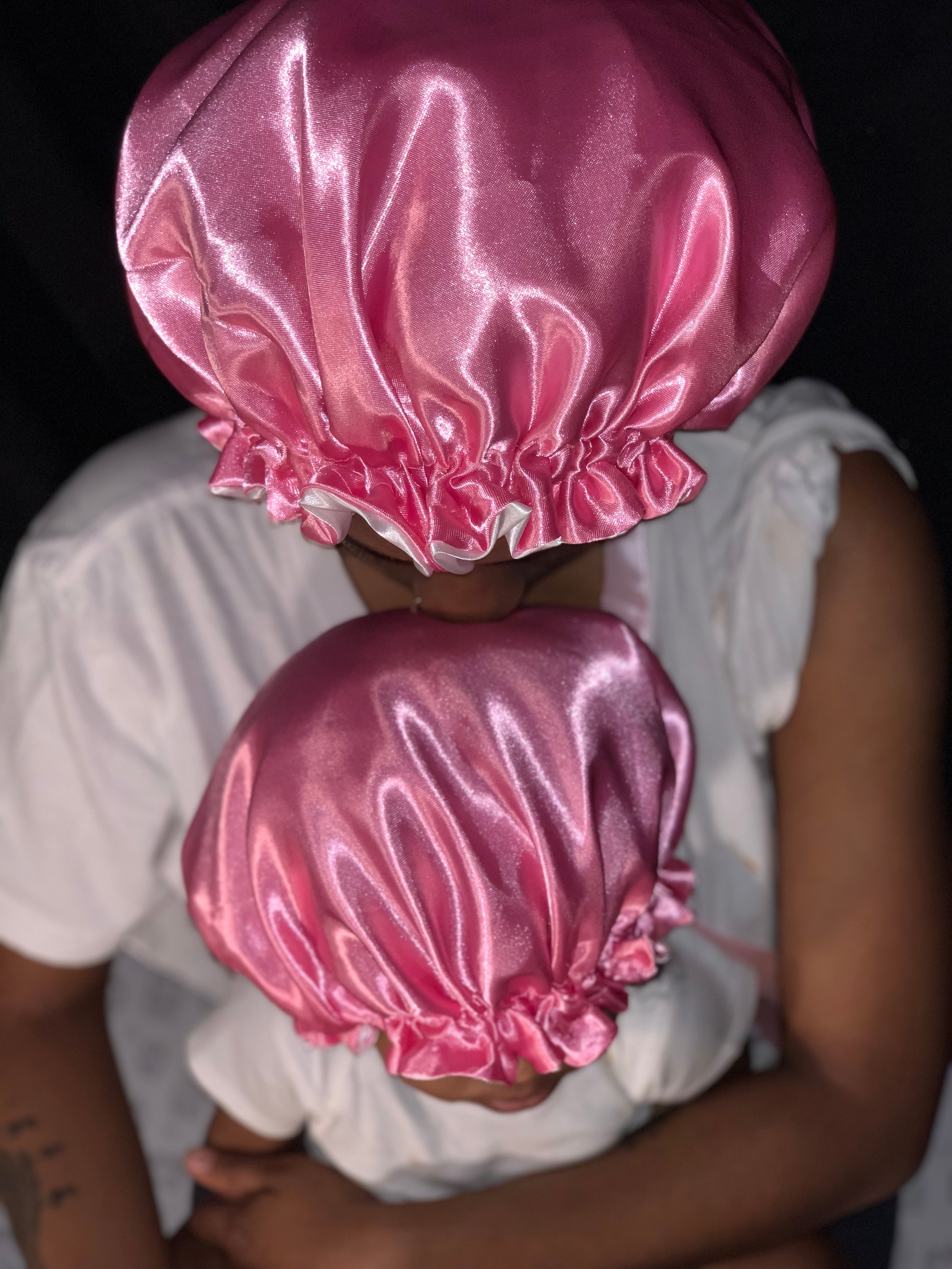 “Bubble Gum” Silk Bonnet