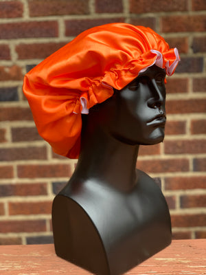 “Orange” Silk Bonnet