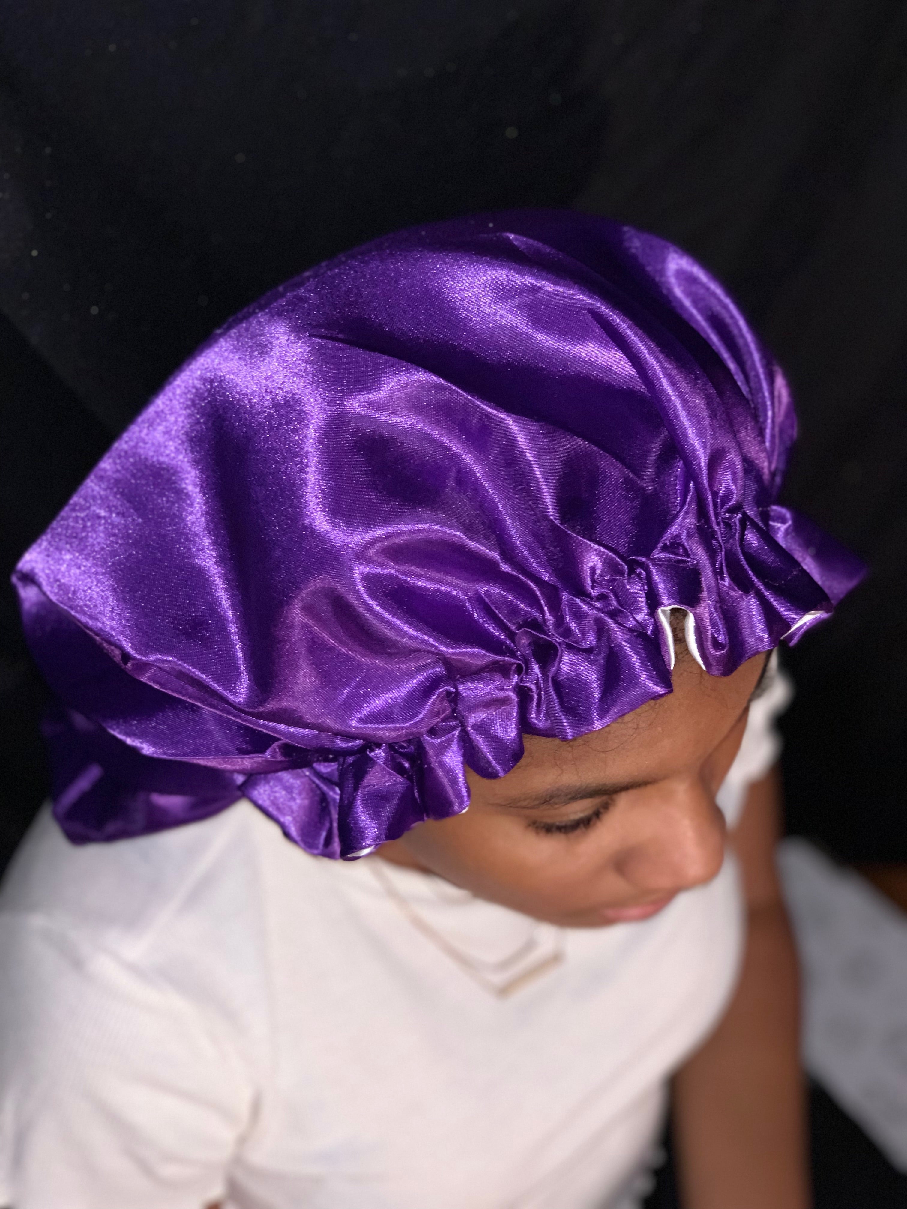 “Grape Jelly” Silk Bonnet